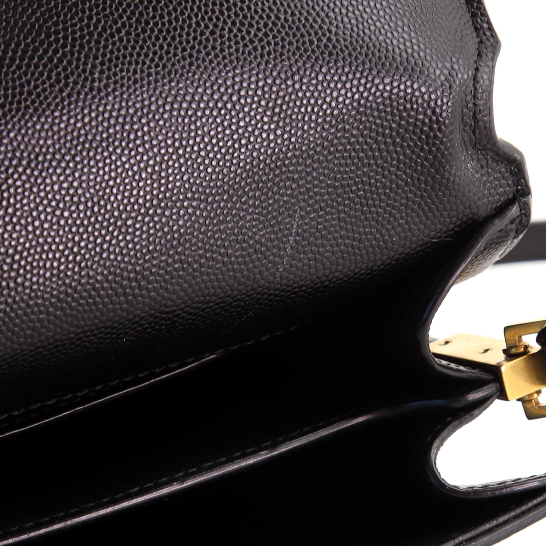 Saint Laurent Cassandra Top Handle Bag Leather Mini 3