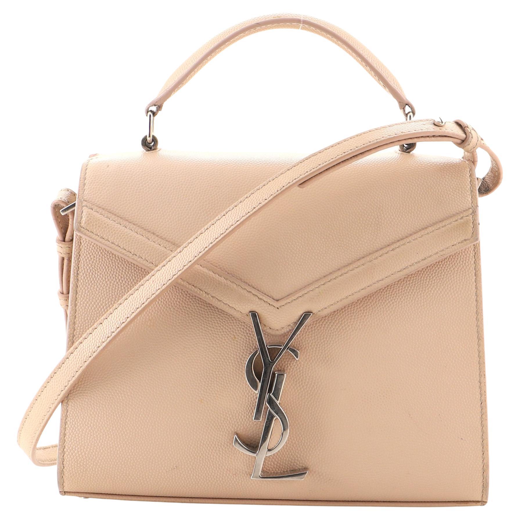 Saint Laurent Cassandra Top Handle Bag Leather Mini