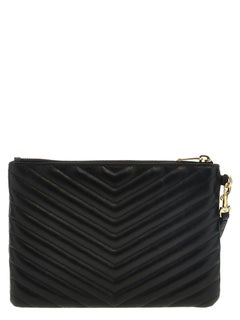Saint Laurent Cassandre Clutch — Black