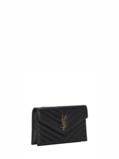 Saint Laurent Cassandre Clutch — Black