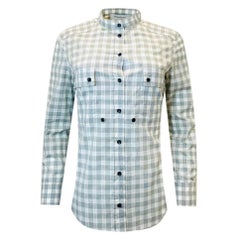 Saint Laurent Checked Cotton Shirt