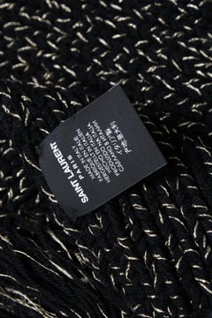 Saint Laurent, chunky knitted oversized scarf