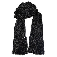 Saint Laurent, chunky knitted oversized scarf