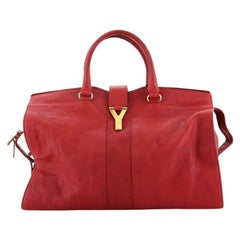 Saint Laurent Chyc Cabas Tote Leather Medium