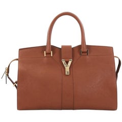 Saint Laurent Chyc Cabas Tote Leather Medium