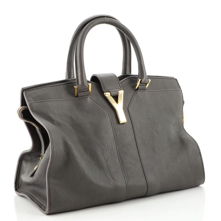 Saint Laurent Chyc Cabas Tote Leather Small at 1stDibs