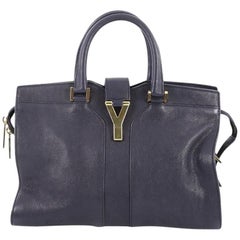 Saint Laurent Chyc Cabas Tote Leather Small