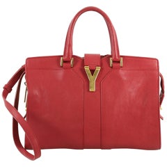Saint Laurent Chyc Cabas Tote Leather Small