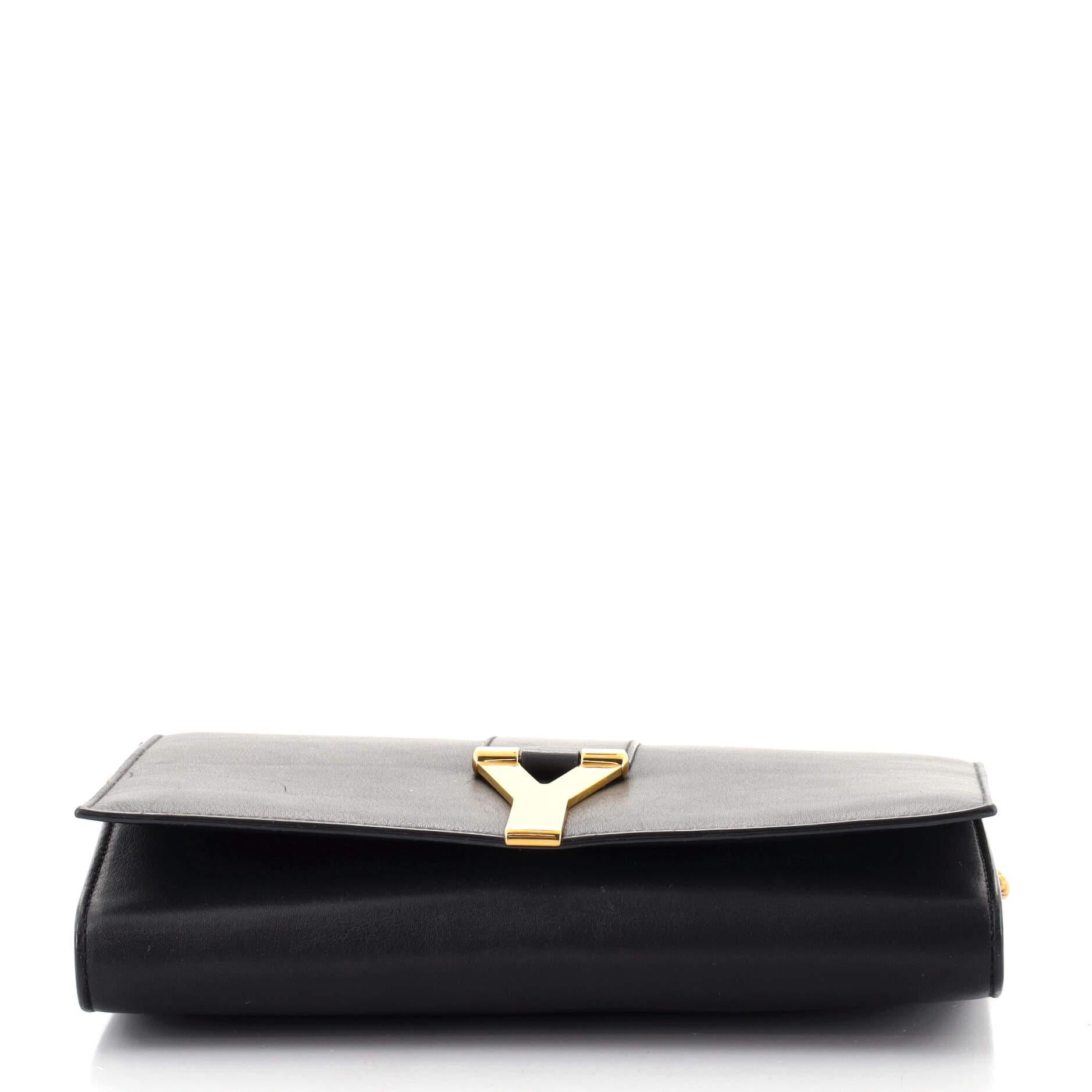 da uomo o donna Saint Laurent Pochette a catena in pelle