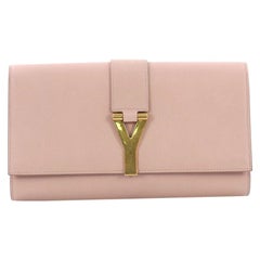 Saint Laurent Chyc Clutch Leather