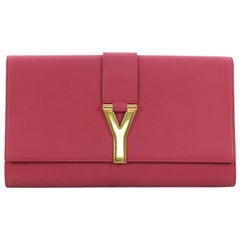 Saint Laurent Chyc Clutch Leather