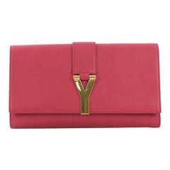 Saint Laurent Chyc Clutch Leather