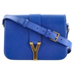 Saint Laurent Chyc Flap Bag Leather Medium