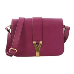 Saint Laurent Chyc Flap Crossbody Bag Leather Medium