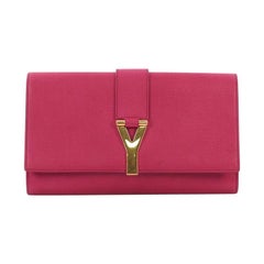 Saint Laurent Chyc Flap Crossbody Bag Leather Medium