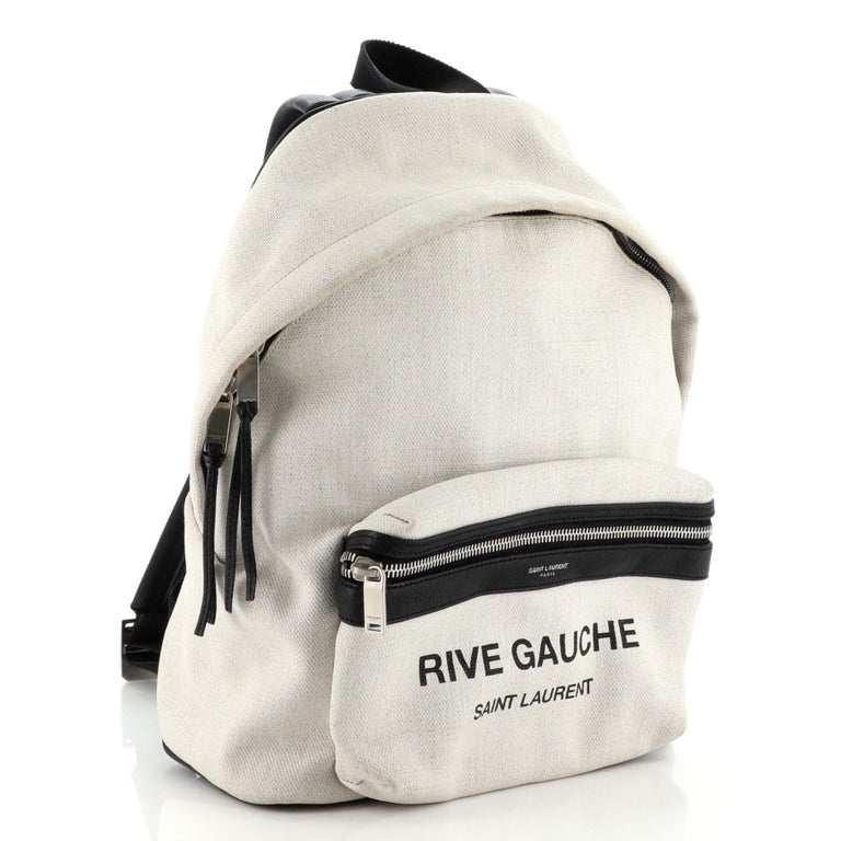 Saint Laurent City Backpack Canvas Mini at 1stDibs
