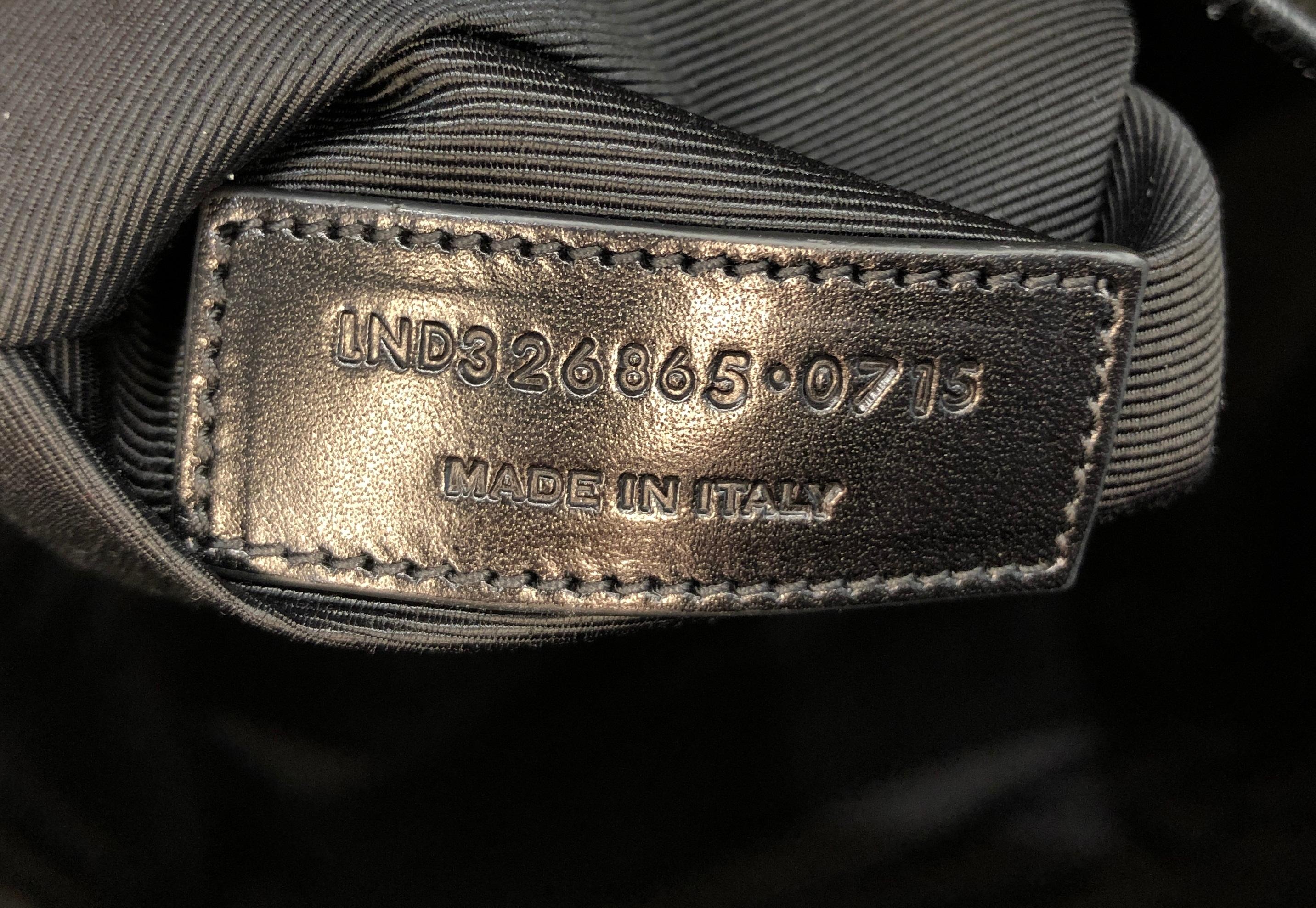 Women's or Men's Saint Laurent City Backpack Crocodile Embossed Leather Medium