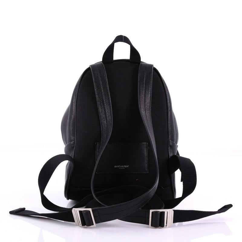 Saint Laurent City Backpack Leather Toy In Good Condition In NY, NY