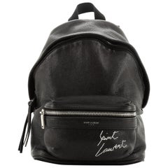 Saint Laurent City Backpack Leather Toy