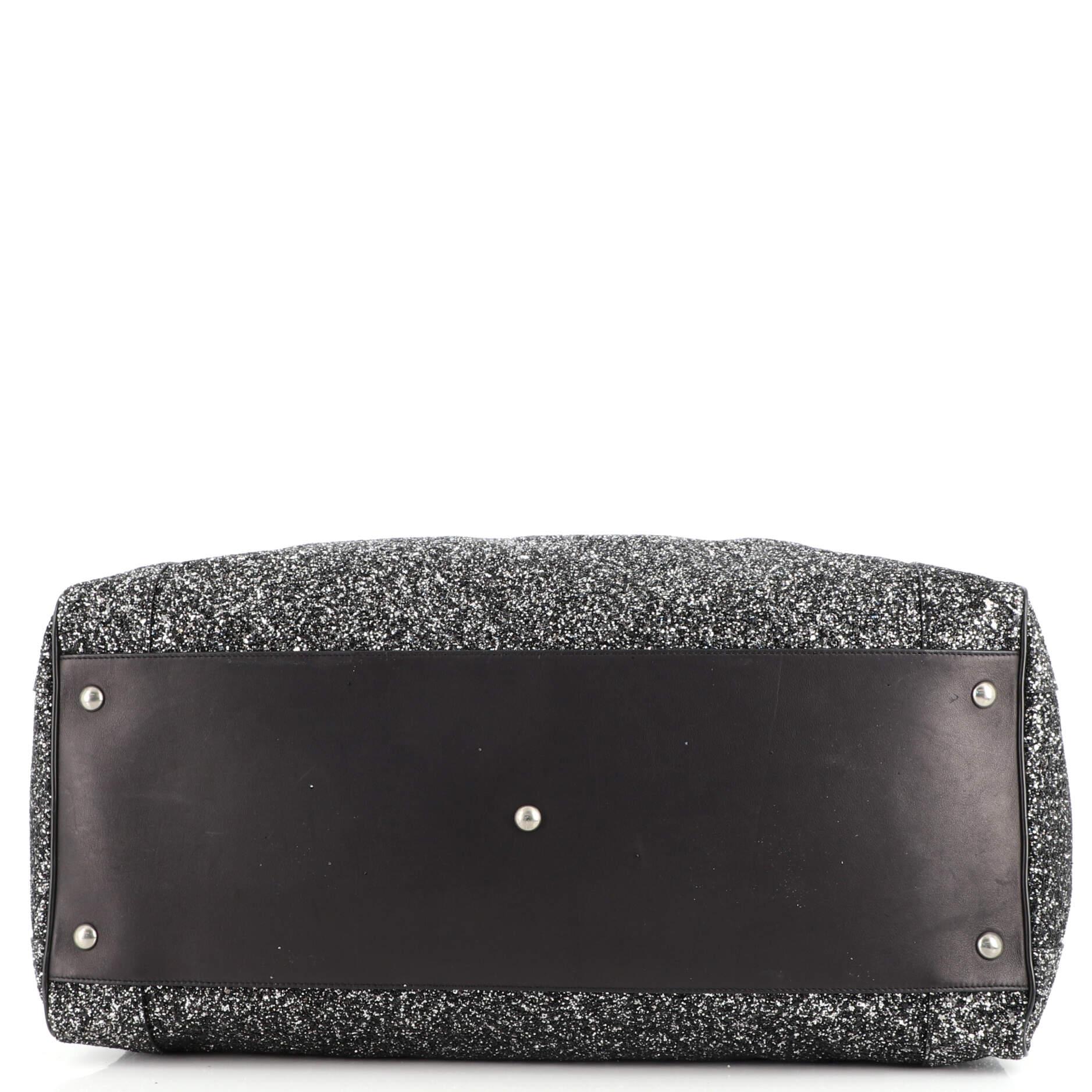 Saint Laurent City Gym Duffle Bag Glitter Canvas 1