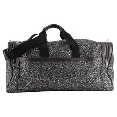 Saint Laurent City Gym Duffle Bag Glitter Canvas