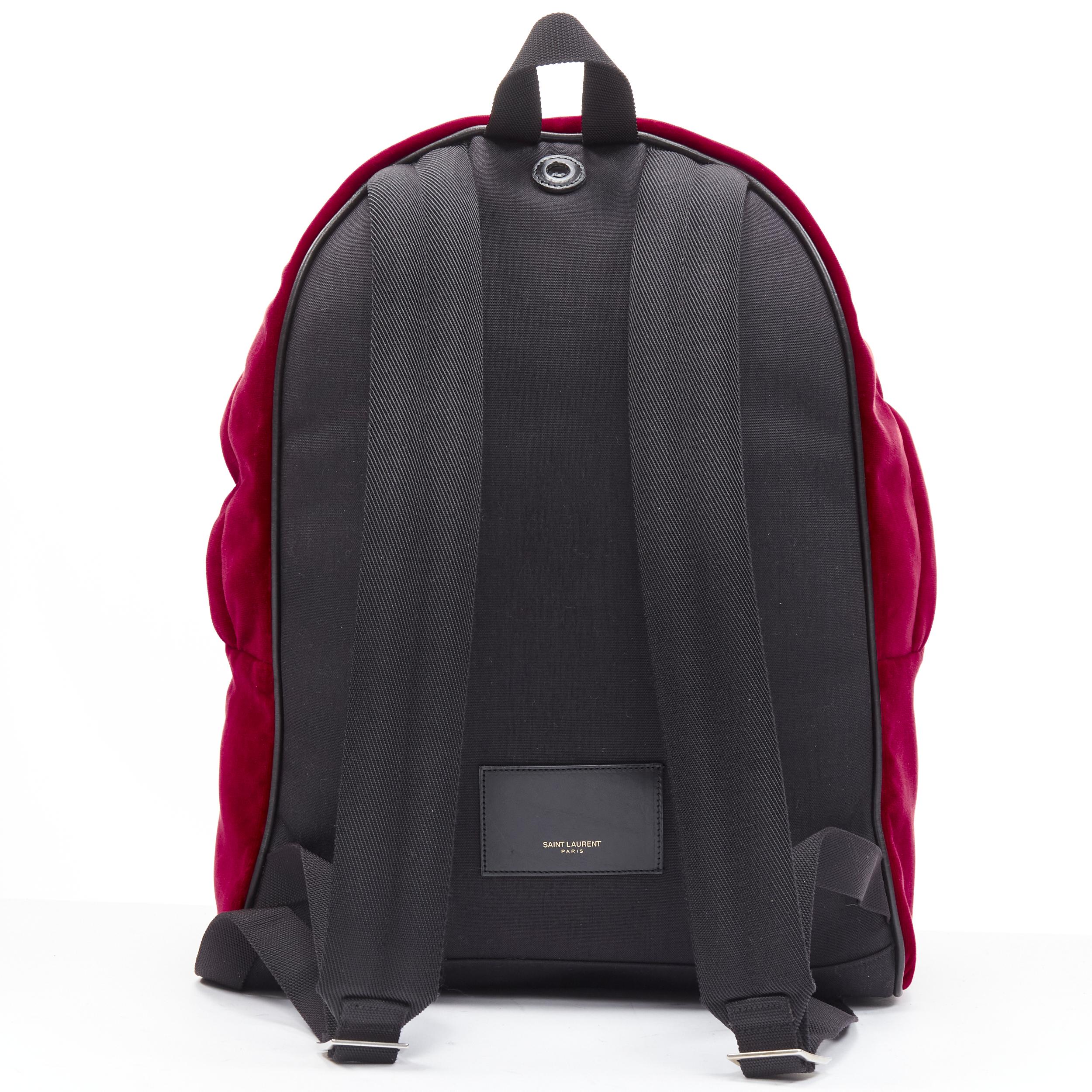 sandro velvet backpack