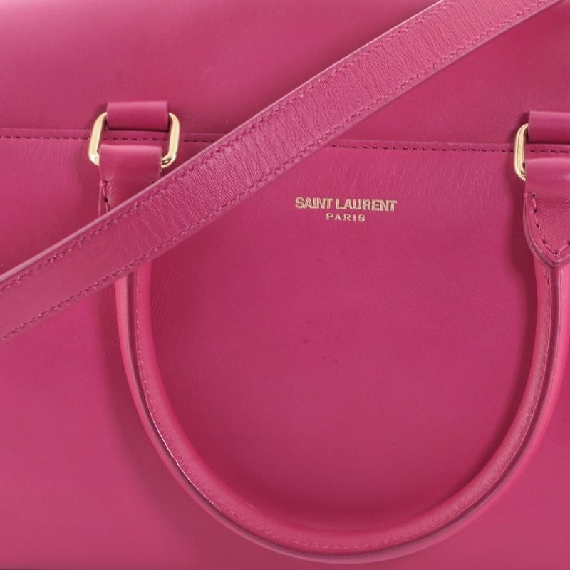Saint Laurent Classic Baby Duffle Bag Leather 2