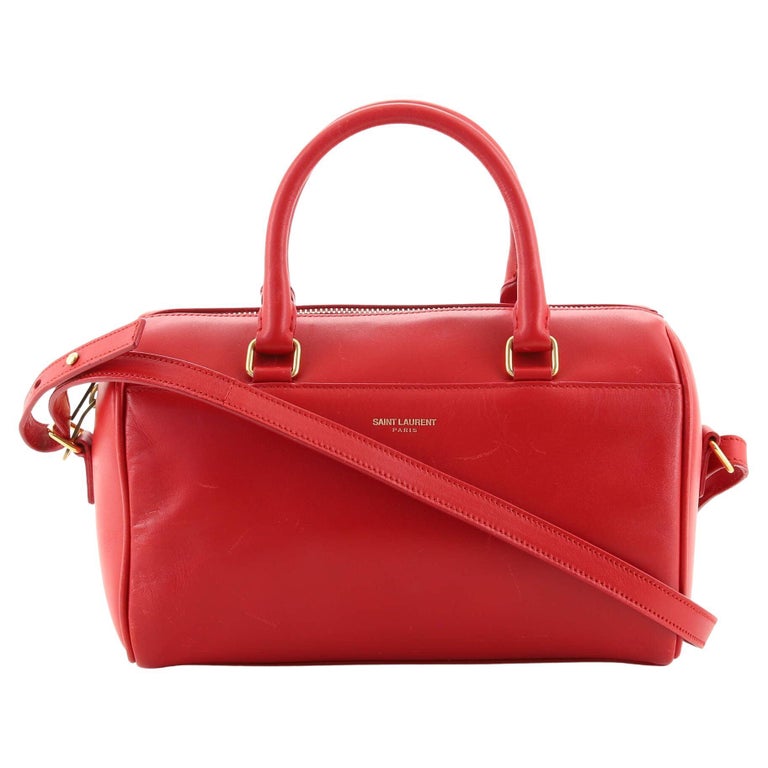 Saint Laurent Classic Baby Duffle Bag Leather For Sale at 1stDibs