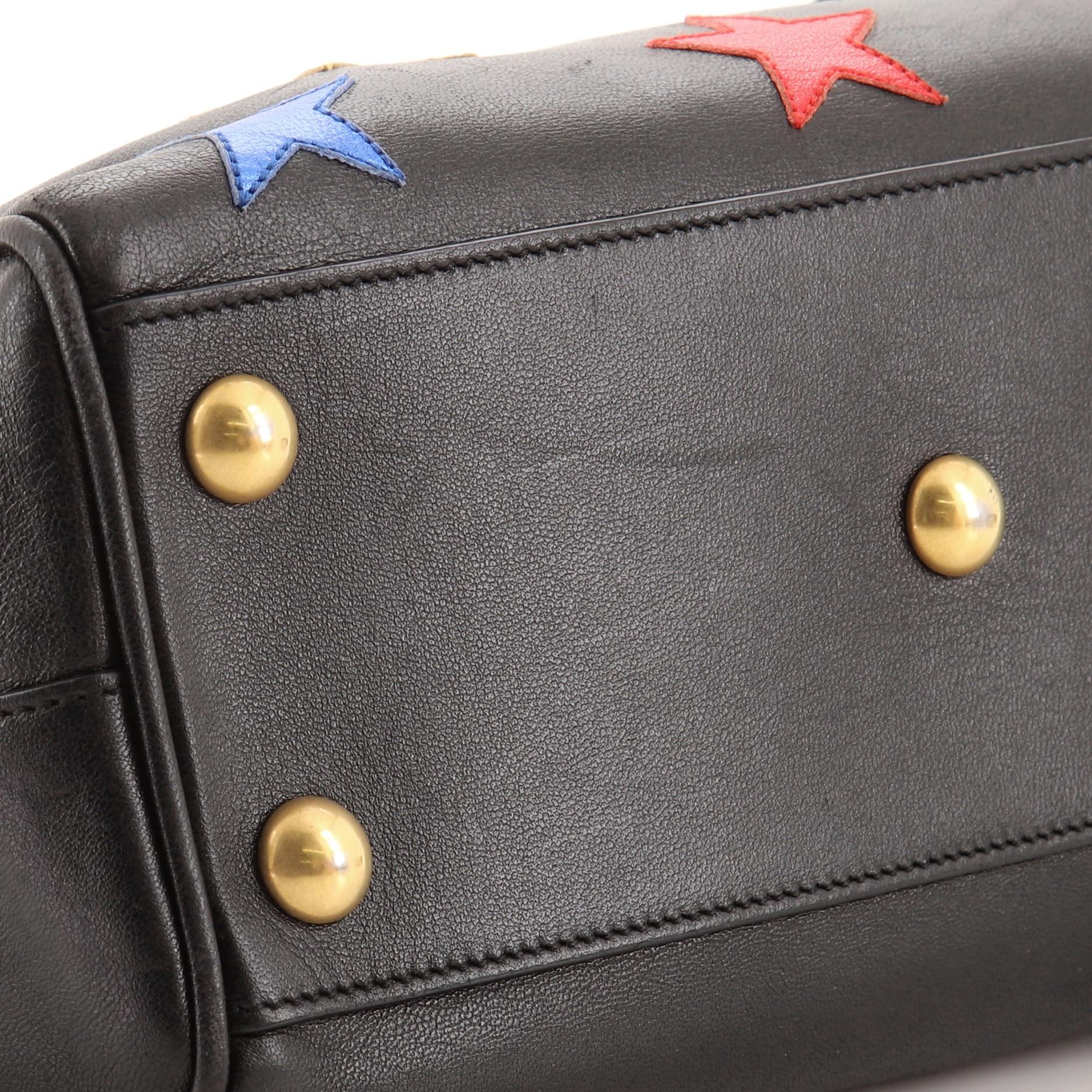 Saint Laurent Classic Baby Duffle Bag Patchwork Leather In Good Condition In NY, NY