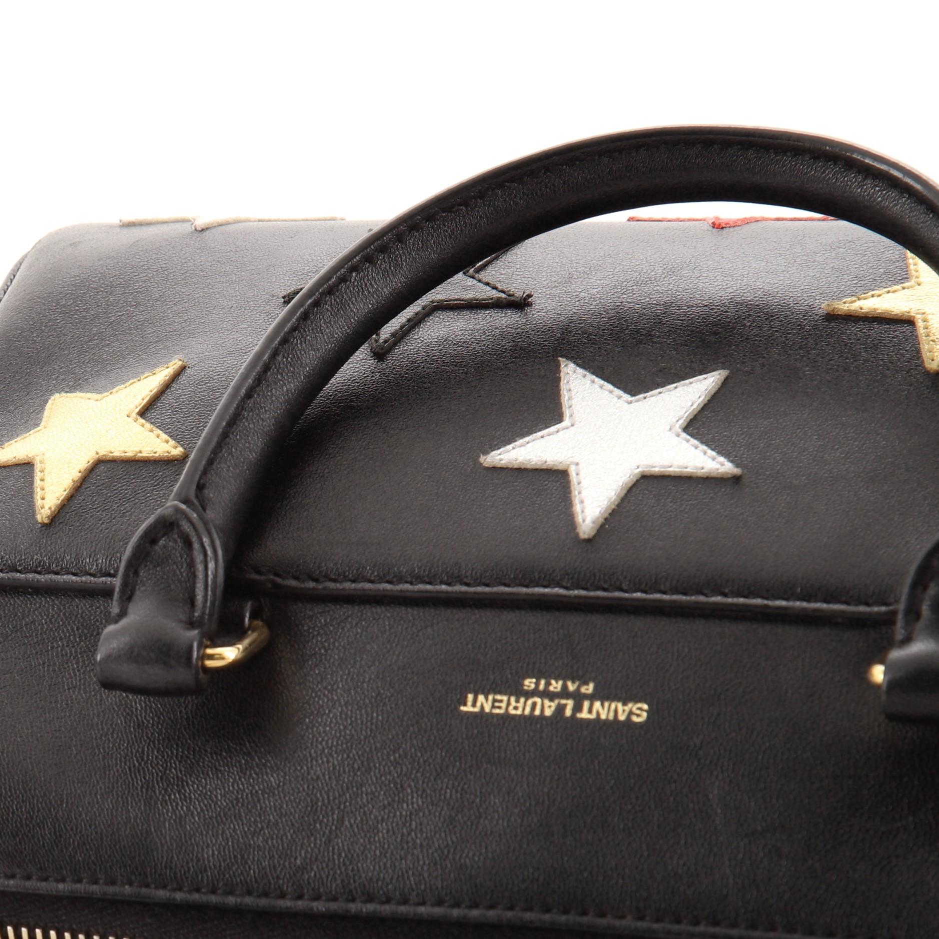 Women's or Men's Saint Laurent Classic Baby Duffle Bag Patchwork Leather