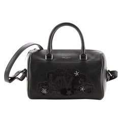 Saint Laurent Classic Baby Duffle Bag Patchwork Leather