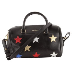 Saint Laurent Klassische Baby Duffle Bag aus Leder Patchwork
