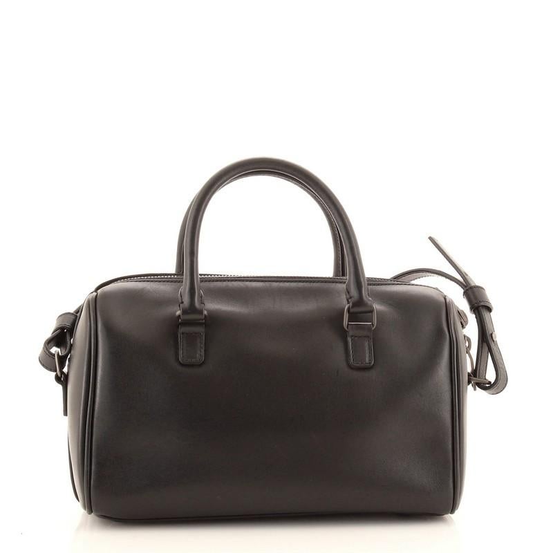 Saint Laurent Classic Baby Duffle Bag Studded Leather In Good Condition In NY, NY