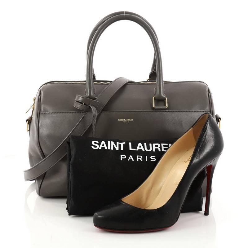 Saint Laurent Classic Duffle Bag Leather 6 at 1stDibs saint