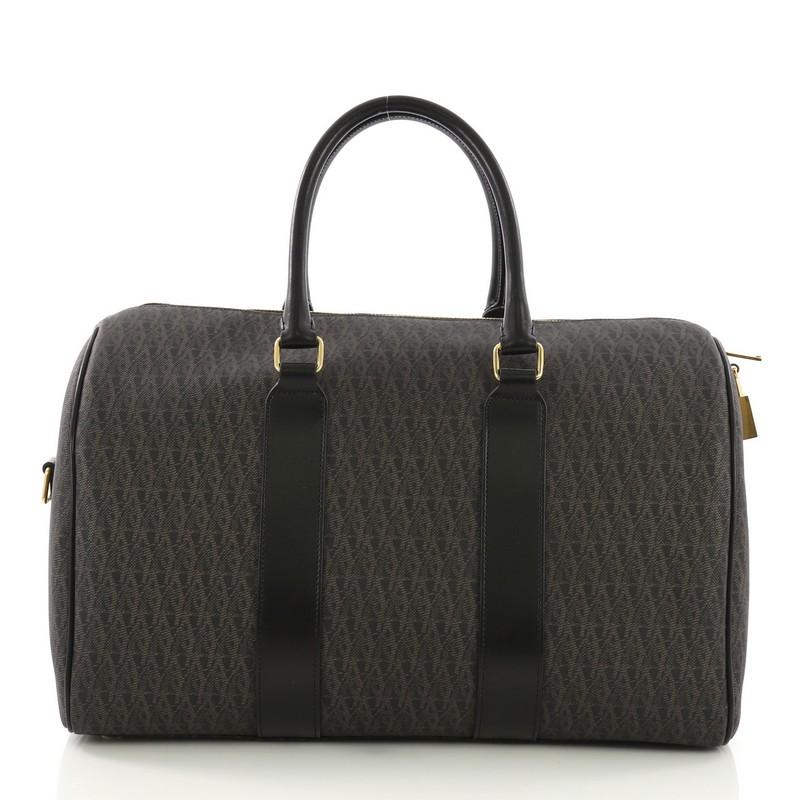 Saint Laurent Classic Duffle Bag Monogram Canvas 12 im Zustand „Hervorragend“ in NY, NY