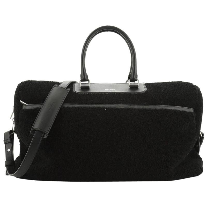 Saint Laurent Classic Duffle Bag Shearling 24