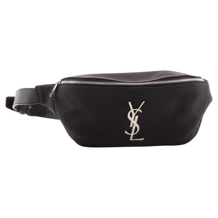 Saint Laurent YSL Grain De Poudre Embossed Leather CASSANDRE BELT