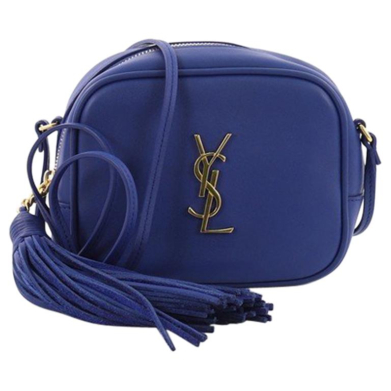 Saint Laurent Classic Monogram Blogger Crossbody Bag Leather Small