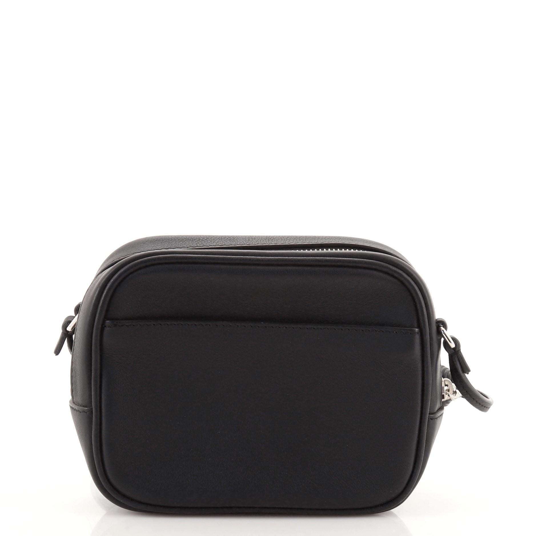 Saint Laurent Classic Monogram Blogger Crossbody Bag Patch Embellished Le In Good Condition In NY, NY