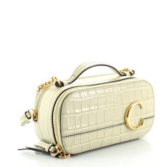 Saint Laurent Klassische Monogramm-Kameratasche aus Leder Klein