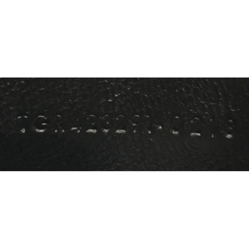 Saint Laurent Classic Monogram Card Holder Matelasse Chevron Leather 2