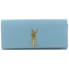 Saint Laurent Classic Monogram Clutch Leather Long