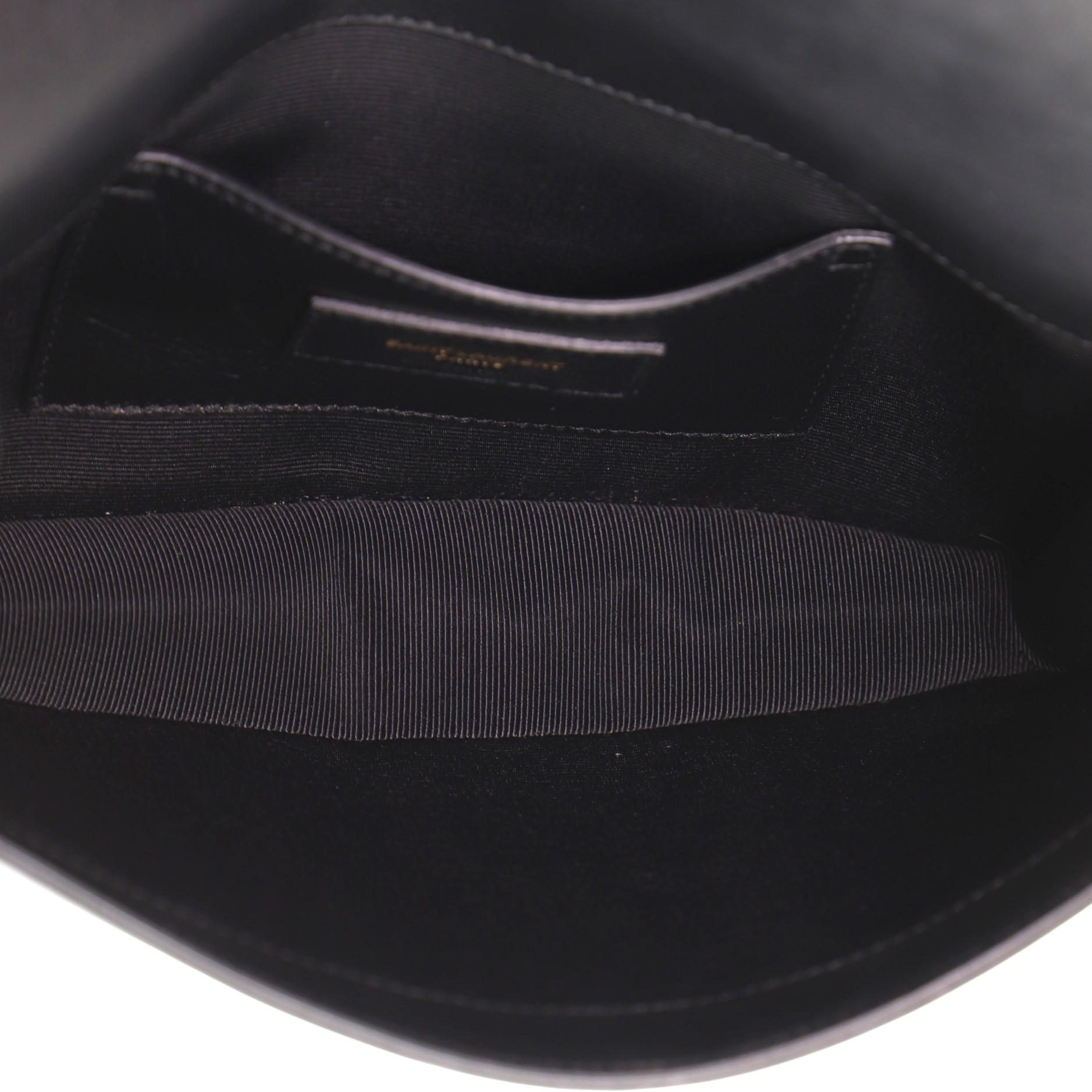 Saint Laurent Klassische Monogramm-Clutch aus Leder mit Patchwork für Damen oder Herren