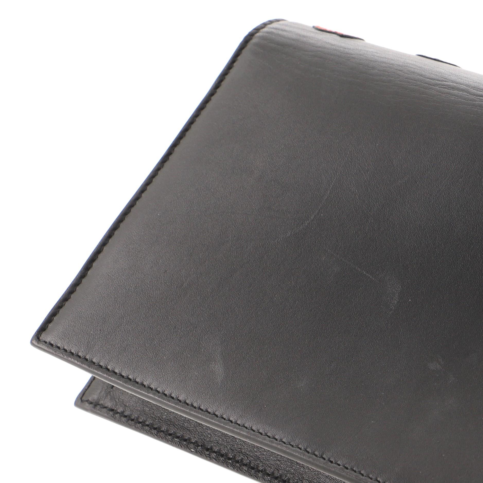 Saint Laurent Klassische Monogramm-Clutch aus Leder mit Patchwork 2