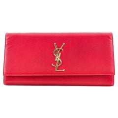 Saint Laurent Classic Monogram Clutch Patent Long