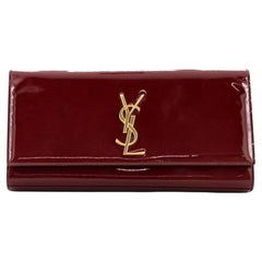 Saint Laurent Classic Monogram Clutch Patent Long