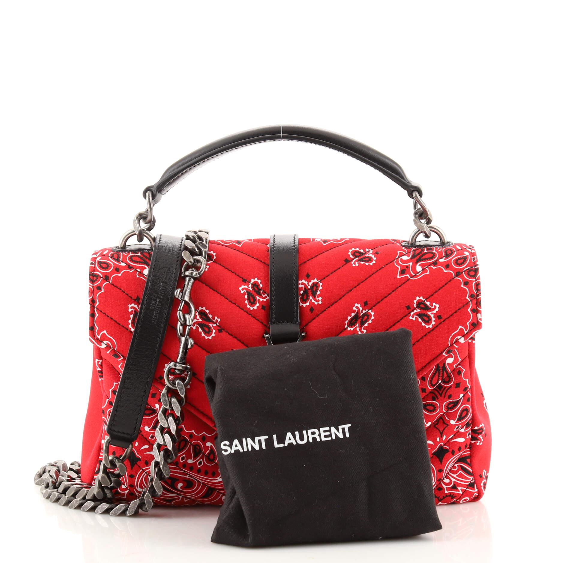 Ysl red bandana bag new arrivals