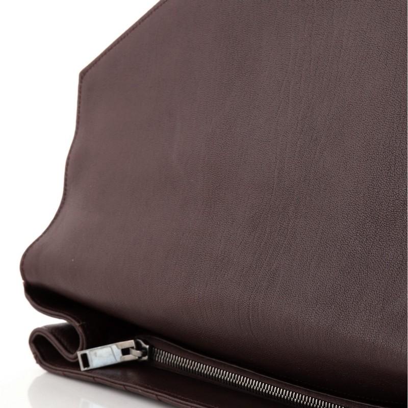 Saint Laurent Classic Monogram College Bag Matelasse Chevron Leather Large 1