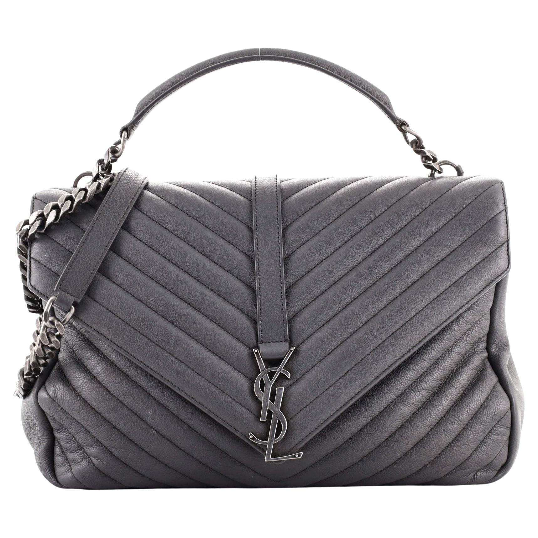 Saint Laurent LouLou Shoulder Bag Matelasse Chevron Leather Medium at