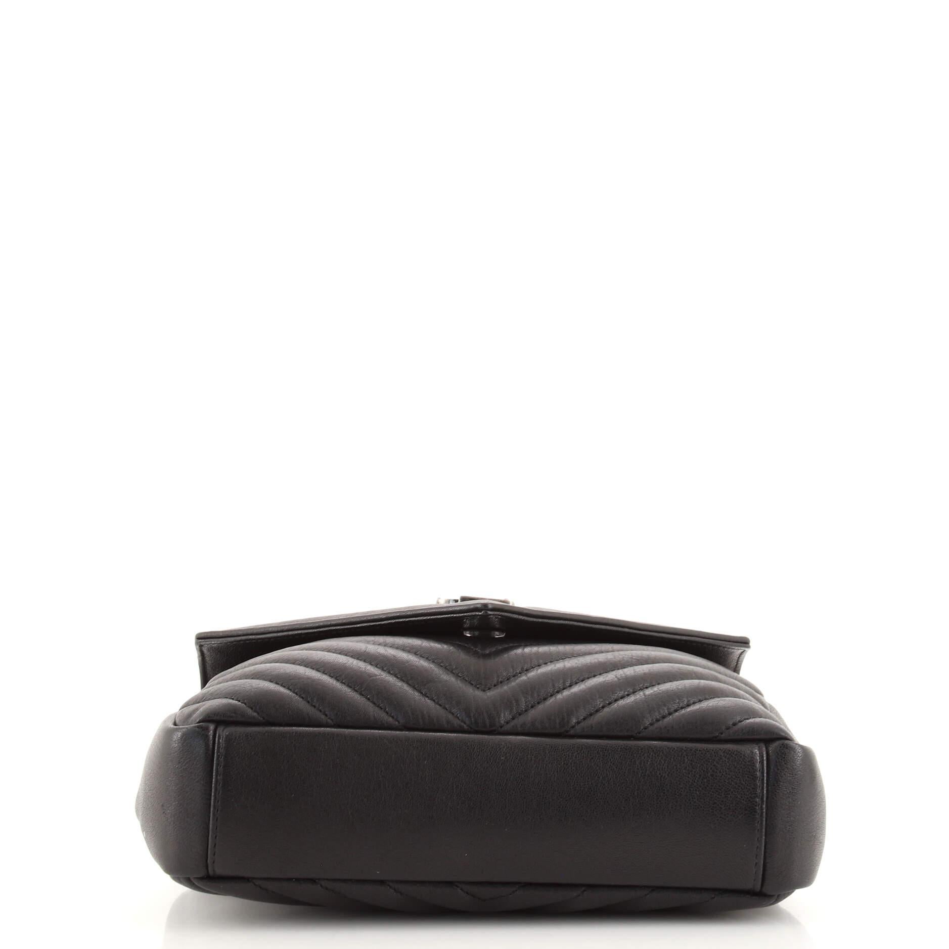 Women's or Men's Saint Laurent Classic Monogram College Bag Matelasse Chevron Leather Medium